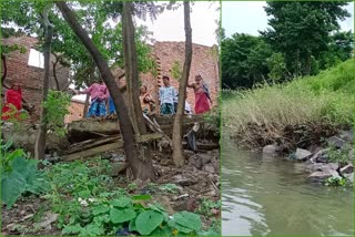 mahananda riverbank people is in trouble because of erosion