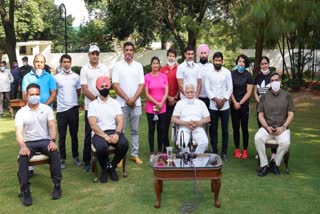 manohar lal meet olympic medalists