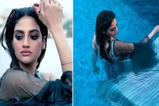 pregnant-nusrat-jahan-takes-a-dip-in-pool-for-photoshoot-promotes-contraceptive-pills-on-instagram