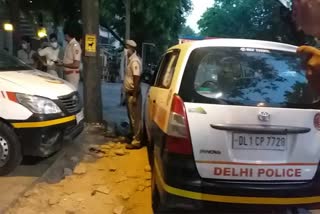 firing outside  israeli embassy delhi