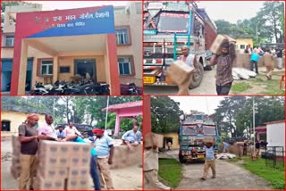 Excise department arrested truck driver with liquor in Vaishali