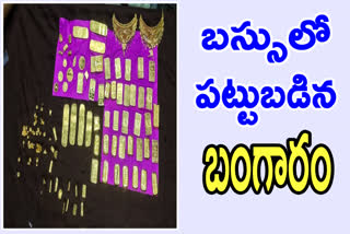 gold seized in kurnool bus