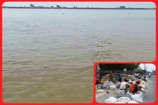 rise in the water level of ganga