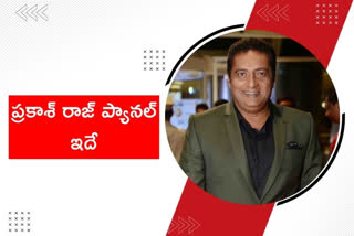 Actor Prakash Raj announced his panel contesting in MAA election