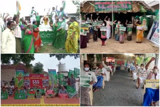amaravathi protest reached to 555 day
