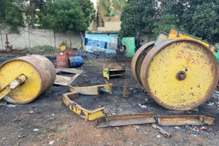 road roller stolen