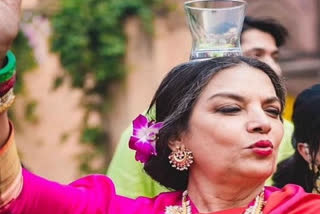 Actor Shabana Azmi