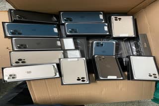 80 iPhones worth over Rs 1 cr seized at Hyd Airport