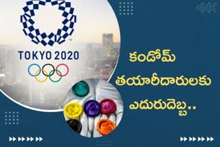 tokyo olympics, condom makers