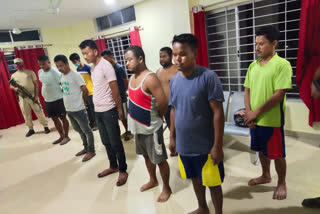 9 gamblers are arrested in tengakhat dibrugarh