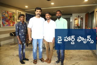 charan with fans