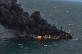 Fire erupts on container ship in Indian Ocean