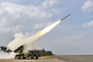 DRDO successfully test fires enhanced version of Pinaka rockets