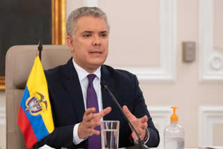 Helicopter carrying Colombia's president attacked, all safe