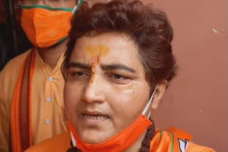 BJP MP Pragya Singh Thakur  Pragya Singh Thakur on Article 370  Sadhvi Pragya attacks on Digvijay Singh  Digvijay Singh Article 370 remarks  Madhya Pradesh Latest News  Demands apology from Digvijaya Singh  Former Madhya Pradesh CM  Article 370 Abrogation Issue  Jammu and Kashmir  jammu kashmir news  മധ്യപ്രദേശ് മുൻ മുഖ്യമന്ത്രി ദിഗ്‌വിജയ് സിംഗ്  ബിജെപി എംപി പ്രഗ്യ സിംഗ് താക്കൂർ  ജമ്മു കശ്മീർ വാർത്തകൾ  കോൺഗ്രസിന്‍റെ പ്രത്യയശാസ്ത്രം  കോൺഗ്രസിന്‍റെ ലക്ഷ്യം തീവ്രവാദം  ദിഗ്‌വിജയ് സിംഗിന്‍റെ ക്ലബ് ഹൗസ് ചർച്ച  പ്രഗ്യ സിംഗ് താക്കൂർ