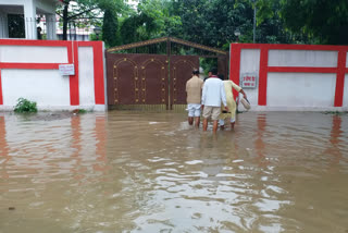 Water logging at residence of Deputy CM Renu Devi