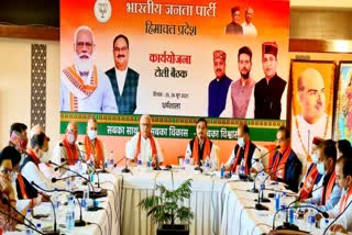 BJP वर्किंग ग्रुप की बैठक