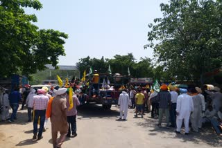 Farmer Paidal march Panchkula