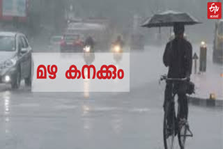 Rainfall  മഴ  സംസ്ഥാനത്ത് മഴ  rain updates  കാലാവസ്ഥാ വാർത്ത  rain  weather updates  heavy rain  weather change  കാലാവസ്ഥാ വാർത്ത