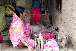 covid impact on handloom and bronze industry of Chandrakona