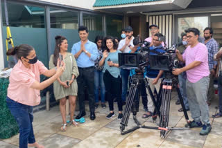 Sanjay Jadhav taking a shot of the moment