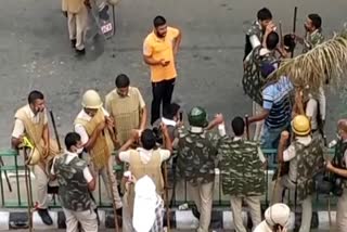 Punchkula chandigarh border protest