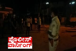 people break weekend curfew rules in shimoga