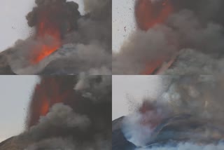 Europe's most active volcano erupts