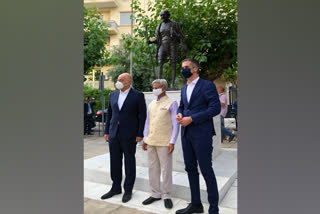 EAM Jaishankar, Greek counterpart unveil Mahatma Gandhi's statue in Athens