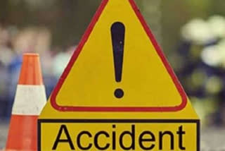 one died in rtc bus collide to cars at  anantapur collectorate