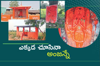 hanuman temples in vellulla village