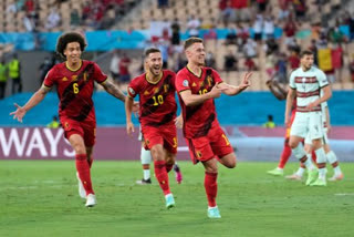 Thorgon Hazards goal helped Belgium knock out Portugal from Euro 2020