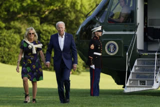 US President Joe Biden and first lady Jill Biden