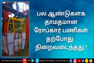 பல ஆண்டுகளக தாமதமான ரோப்கார்