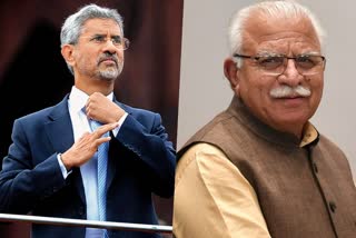 manohar lal meeting with s jaishankar