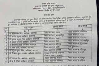 उत्तर प्रदेश में 10 जेल अधीक्षकों का हुआ तबादला, जानिए किसे कहां मिली जिम्मेदारी