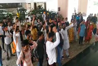 Students protest Sirsa