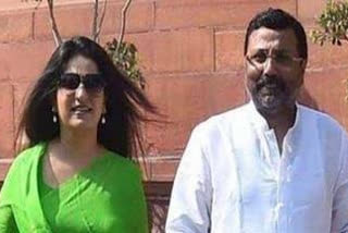 hearing in jharkhand high court on mp nishikant dubey wife plea