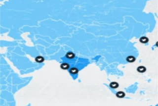 Twitter again depicts distorted India map on its website  shows J-K  Ladakh as separate  twitter  twitter ceo jack dorsey  വീണ്ടും വിവാദത്തിലായി ട്വിറ്റർ; 'ജമ്മുകശ്മീർ, ലഡാക്ക് രാജ്യത്തിന്‍റെ ഭാഗമല്ല'  കശ്മീർ  ലഡാക്ക്  സിഇഒ ജാക്ക് ഡോർസി