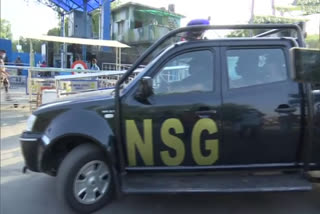 NSG team reach in jammu airbase