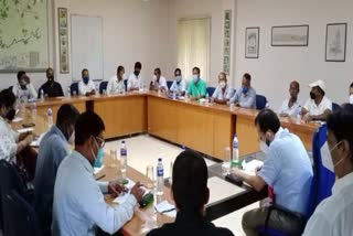 Meeting held for discussion about the price of Raw tea