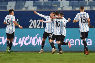 copa america  argentina vs bolivia  മെസിക്ക് ഇരട്ട ഗോള്‍  അന്‍ജന്‍റീന  lionel messi  കോപ്പ അമേരിക്ക