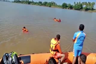 Brothers fell down in Krishna River