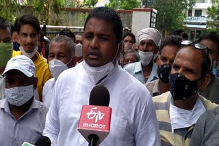 dungarpur mla ganesh ghoghra,  ganesh ghoghra protest