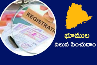 ncrease land registration values IN TELANGANA