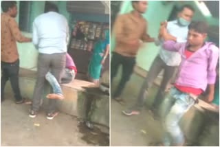 sarpanch son beaten up in sirohi,  sirohi viral video