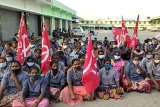 sanitation workers protest