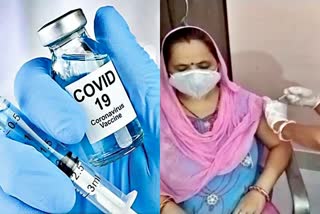 workers vaccinated without informing  वैक्सीन  बिना सूचना के लगी वैक्सीन  अलवर में टीकाकरण  अलवर न्यूज  भिवाड़ी न्यूज  bhiwani news