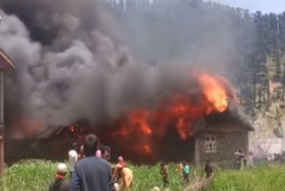 12 houses gutted in blaze at Hijwa village in J-K's Ramban