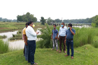 ETV Bharat news impact : land and land reforms officer visits Kopai